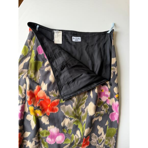 Vintage Paul Smith Floral Pencil Skirt size EU 42 - Picture 2 of 4